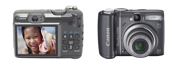 Canon PowerShot A590IS 8MP Digital Camera