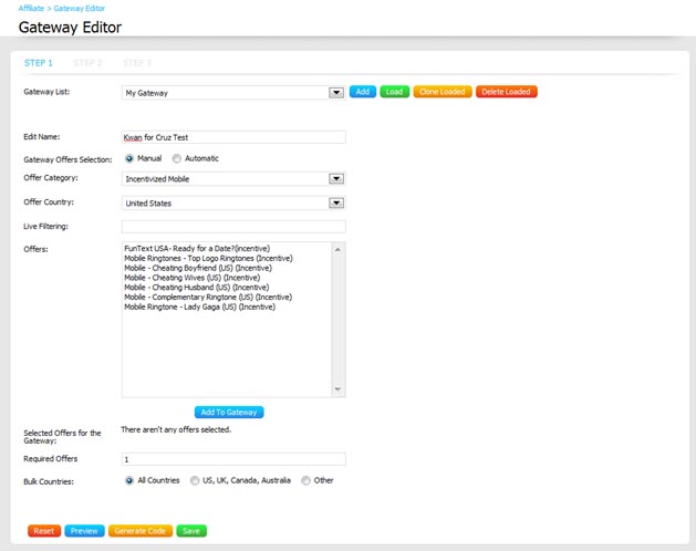 A New Gateway Editor for BLAM! Ads